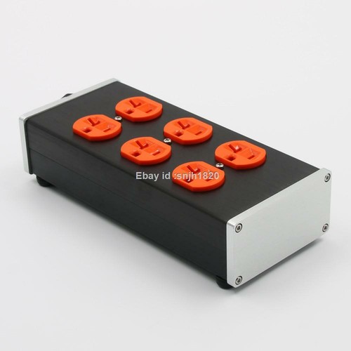 Chasis completo de aluminio HIFI tira de alimentación estándar de EE. UU. toma de corriente para el hogar mini salida - Imagen 11 de 12