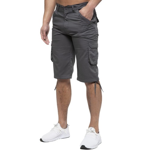 Enzo Shorts Mens Cargo Combat Army Summer Chino Casual Work Knee Length Pants - Picture 17 of 37