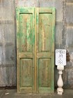 Antique French Double Doors (39x88) European Doors, Raised Panel Doors A488