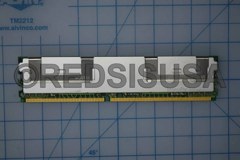 Hynix 2GB PC2-5300 DDR2-667MHz ECC Fully DIMM Dual Rank Memory Module 43X5060 - Image 2 of 2