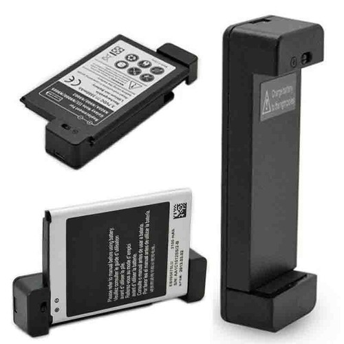 Mini Universal Battery Charger Cradle for Samsung Galaxy S5 S4 S3 Mini Note 2 3 - Picture 1 of 12