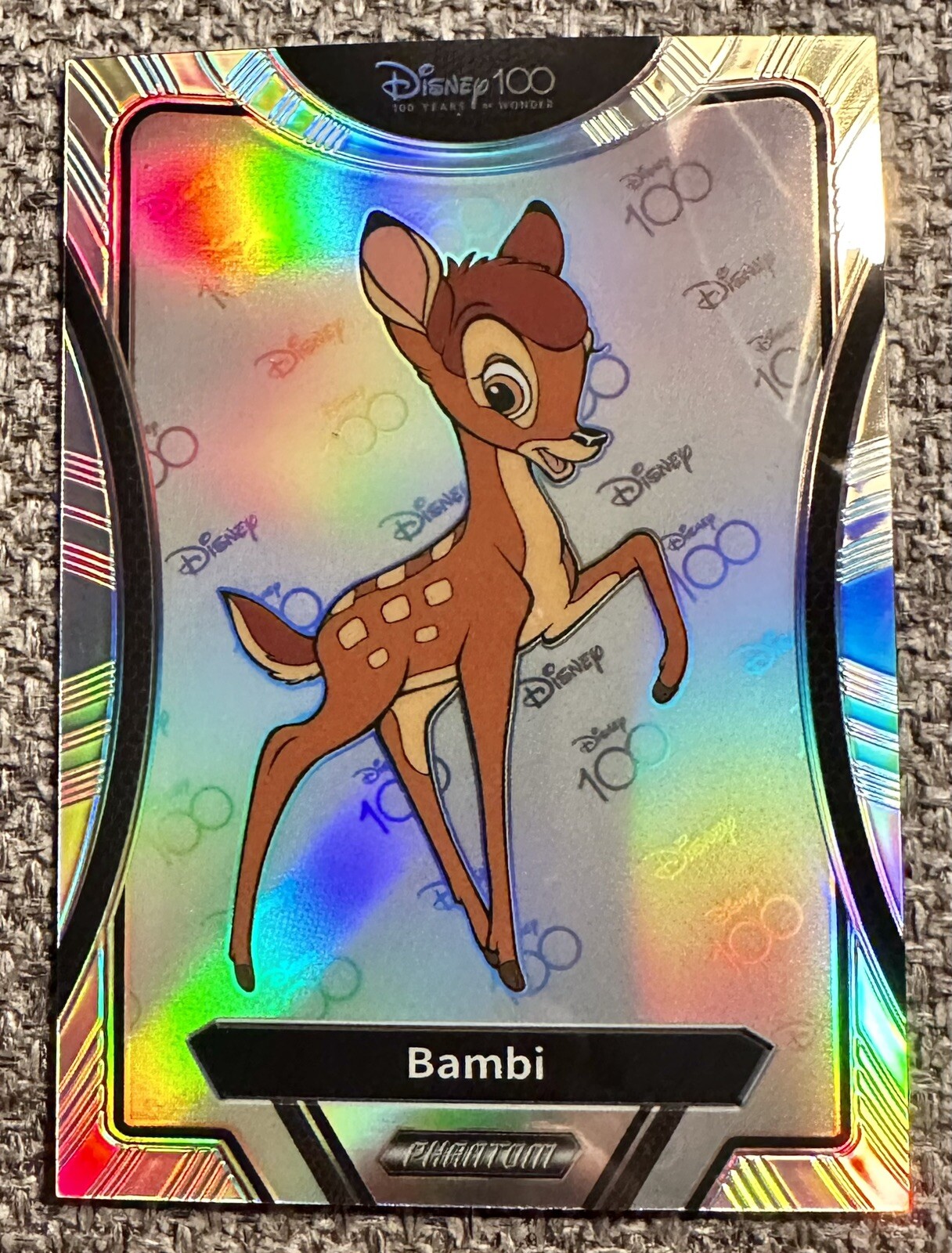 2023 Kakawow Phantom Disney 100 Years of Wonder BAMBI Silver Holo card #PD-I-83