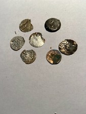  Holed Ancient Coins Unidentified   Islamic Silver Coins
