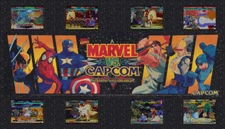 Marvel vs Capcom Big Blue Dynamo Arcade Marquee 27" x 15.5"