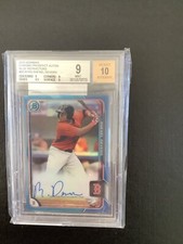 2015 Bowman Chrome Prospect Autos Blue Refractors #BCAP/RD Rafael Devers Beck. 9