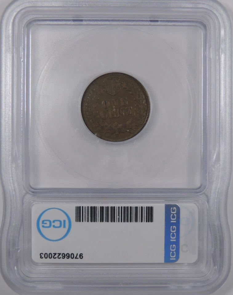 1868 1C ICG F12 Indian Head Cent [2003] - Image 2 of 4