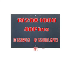 FHD LCD Display M133NVF3 Touch Screen Assembly for HP Spectre x360 13-ae 40 PinS