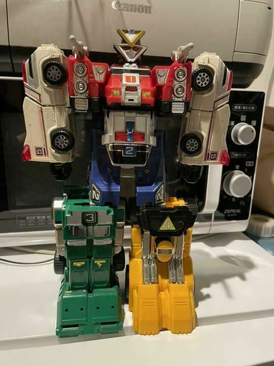 BANDAI POWER RANGERS Gekisou Sentai Carranger DX RV robot tête de