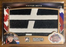 2015-16 ITG Heroes & Prospects Canada-Russia Series Patch #CRP-25 Victor Mete