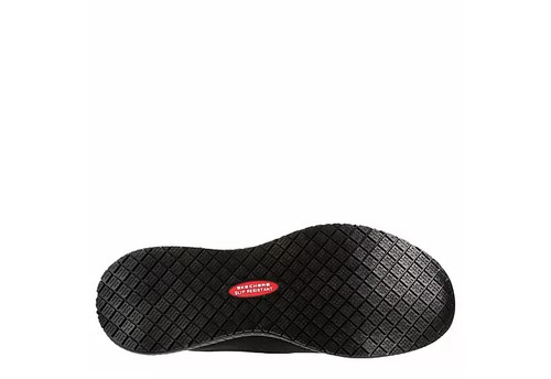 SKECHERS WOMENS SQUAD-MISKIN SLIP RESISTANT WORK SHOE - BLACK 77254/BLK - Picture 6 of 7