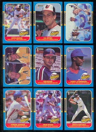 1987 DONRUSS Highlights MLB Baseball CARD 1-56 SEE LIST - Picture 46 of 61