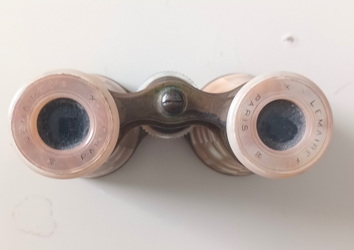 Ancienne Paire De Jumelles Lemaire Fabricant Paris – France – Avec étui