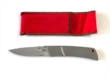 Aristocrat Majestic Folding Knife Abalone Inlays Japan 1980's