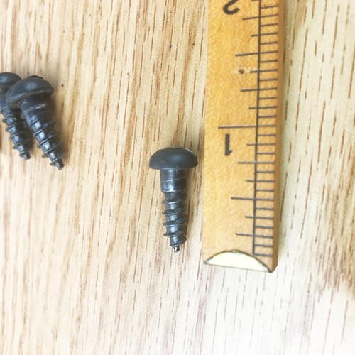 VTG Singer Sewing Machine 127 TREADLE FRAME to TOP CABINET SCREWS Blackside 1941 - Picture 4 of 4