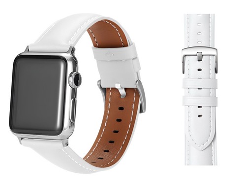 Pasek do zegarka Skórzany pasek do zegarka Apple Watch Series 1-7 8 9 10 SE ULTRA iWatch Zegarek - Zdjęcie 21 z 36