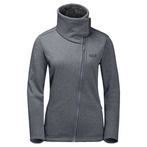 Grey in le Giacca Tutte Pebble misure Sky Jack Atlantic pile Wolfskin Donna px8SOxRq
