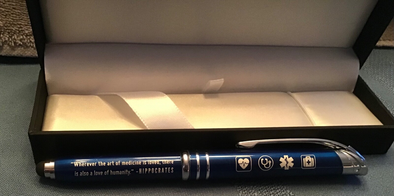 Inkstone Inspire & Gift Pen w/ Inspirational&nbsp;Hippocrates Qu