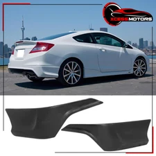 Fits 12-13 Civic Coupe Si Only HF-P Style Rear Bumper Lip Aprons Unpainted PU