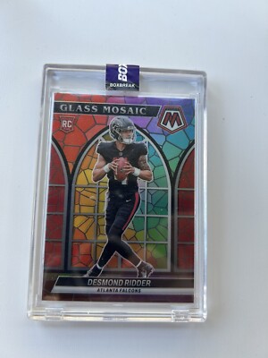 Desmond Ridder RC Stained Mosaic Glass Rookie Falcons Atlanta