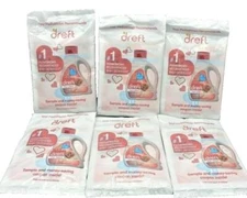Dreft Stage 1 Newborn Hypoallergenic Baby Laundry Detergent Sample  lot of 6