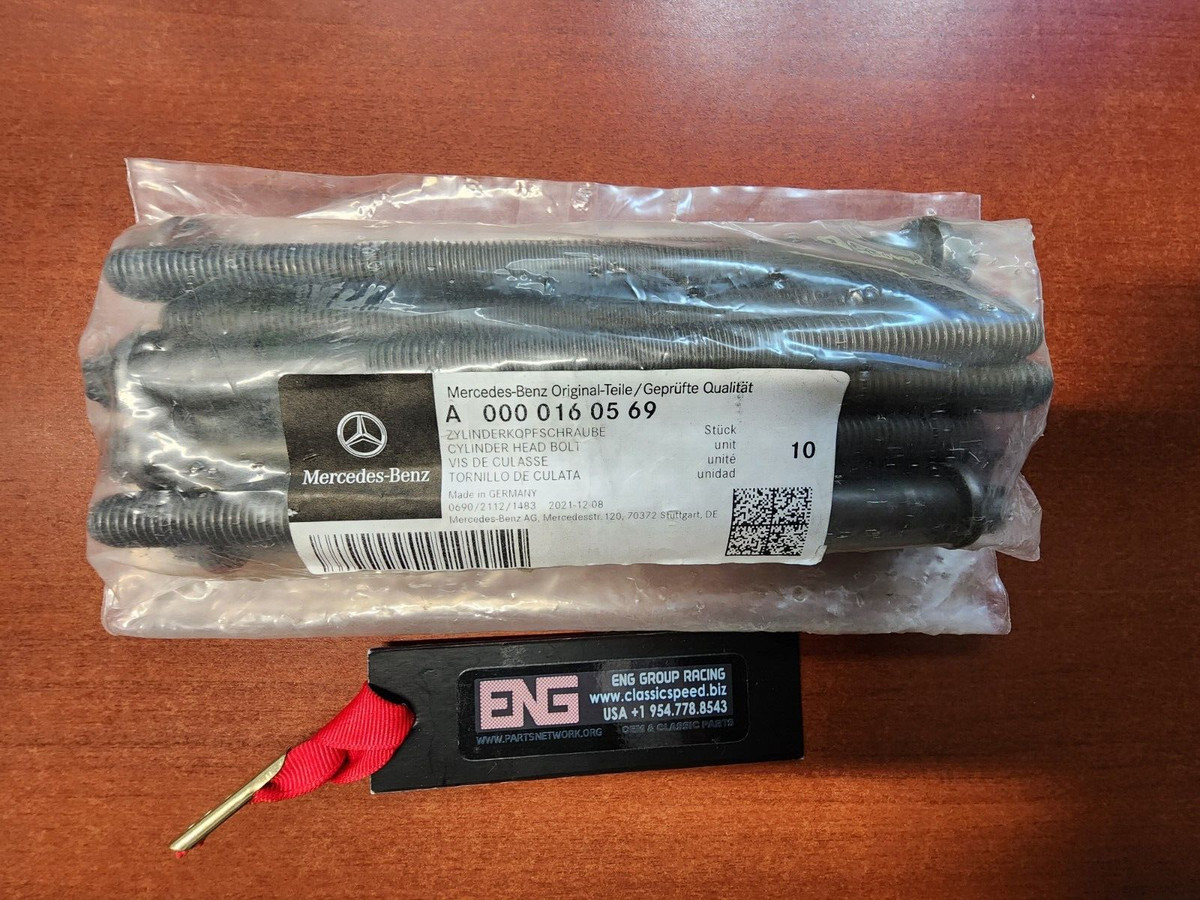 ORIGINAL MERCEDS-BENZ AMG ERLING Cylinder Head Bolt Set  