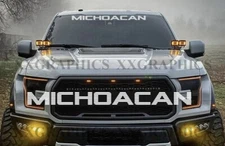 Michoacan 40" Windshield Vinyl Decal Sticker JDM Car Truck SUV Mexico MX MICH C