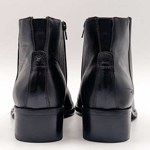 David Tate Women Voyage Wide Office Dressy Black Calfskin Leather Size 12W - Picture 7 of 9