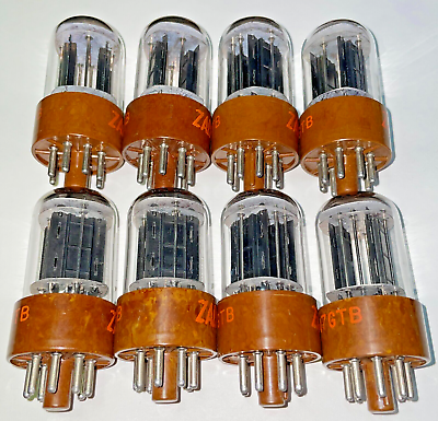 5692 tube CBS NIB zalytron 6SN7 VT231 brown base USA ECC32 5692 tube CBS NIB zalytron 6SN7 VT231 brown base USA ECC32
