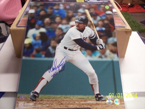 WADE BOGGS 16X20 PHOTO SIGNED AUTO HOF 2005 BOSTON RED SOX FANATICS COA