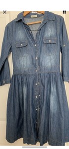 denim dress size 10