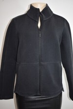 LULULEMON Black Cotton Blend Women's Active Jacket Size 8 On Sale 