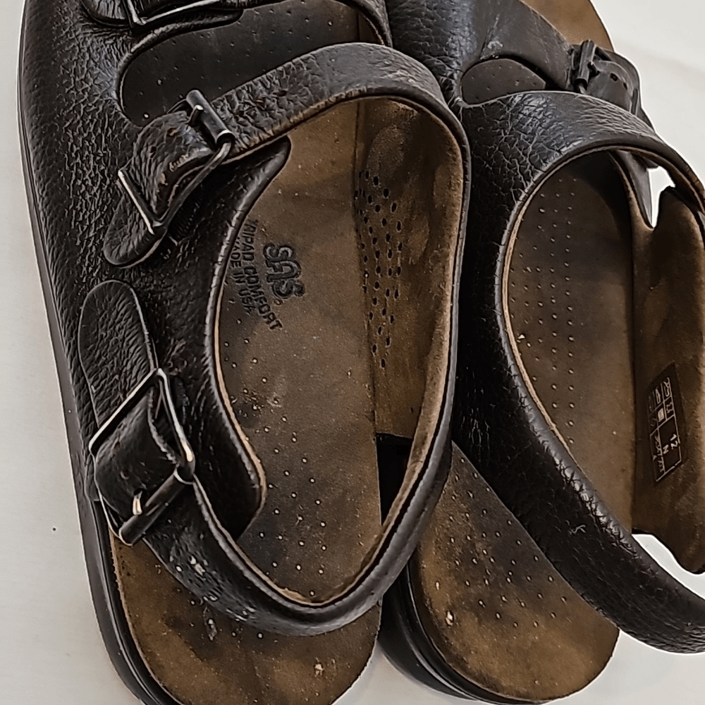 - SAS Tripad‎ Comfort Bravo Brown Leather Buckle Sandal Shoes Men\'s US 12 N SAS Tripad Comfort Bravo Brown Leather Buckle Sandal Shoes  main image 2