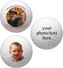 Custom Golf Balls Personalized Golfer Gifts Upload Photo Dad Retirement Gift