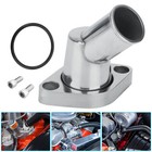 45° Silver Swivel Water Neck Thermostat Housing For SBC BBC Chevy 327 350 396
