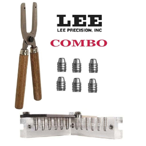 LEE PRECISION 2-fach Gussform Für Pistolen-Geschosse 40 CALIBER (0.401
