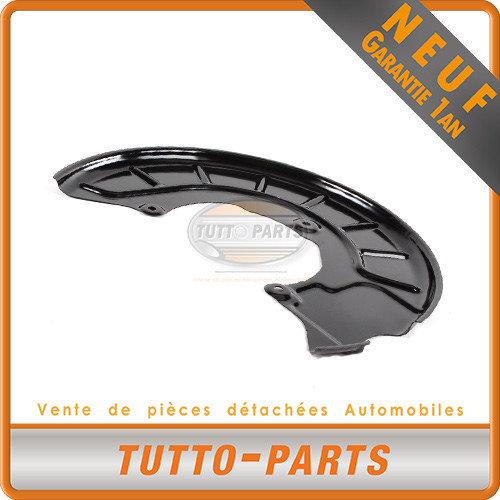 Protecteur disque de frein avant droit 1K0615312B de qualité supérieure pour Audi A1 et Seat