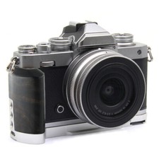 Wooden Camera L Bracket Hand Grip Holder for Nikon ZFC Quick Release Plate GR1
