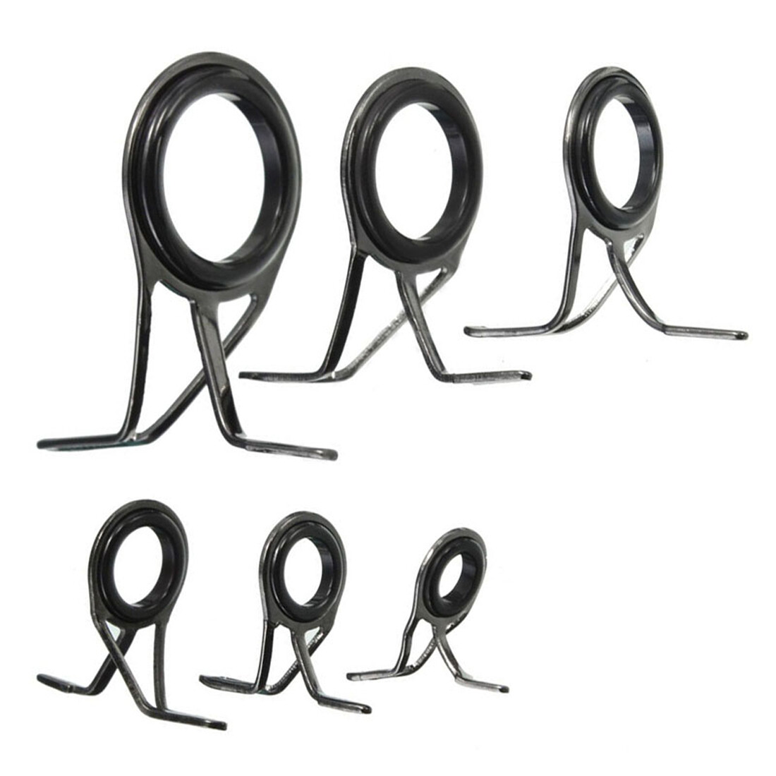 Fishing Rod Eye Ring 10Pcs Kit for Building Repair Replacement Spare