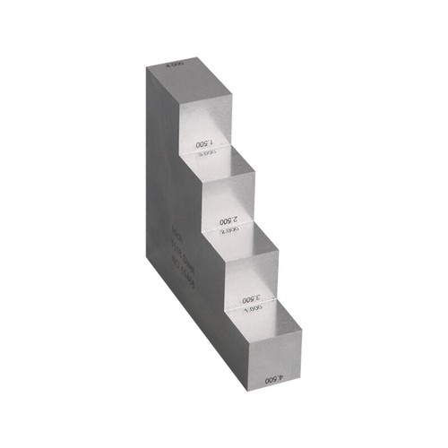 YUSHI 5-Step Calibration Block 2.50 5.00 7.50 10.00 12.50 1018 Steel Step Wedge - Picture 2 of 8