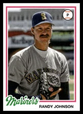 2022 Topps Archives Randy Johnson  1978 Topps Design 175 Seattle Mariners