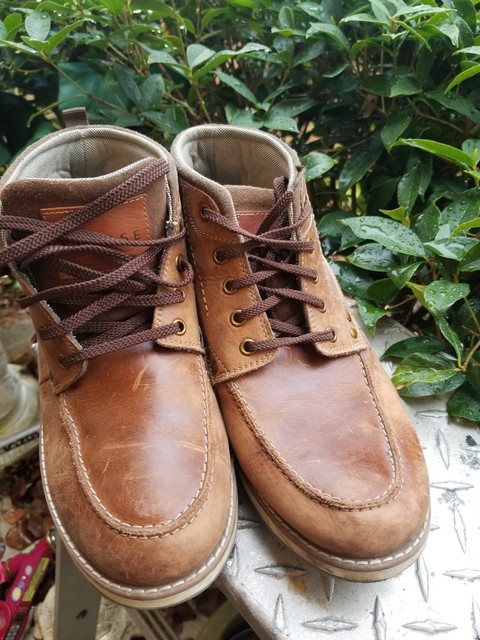 Mens Varese Dune Brown Leather Chukka Boots Size 10 | eBay