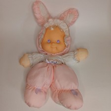Vintage Puffalump Fisher Price 1991 Pink Baby Doll With Bunny Ears READ Full