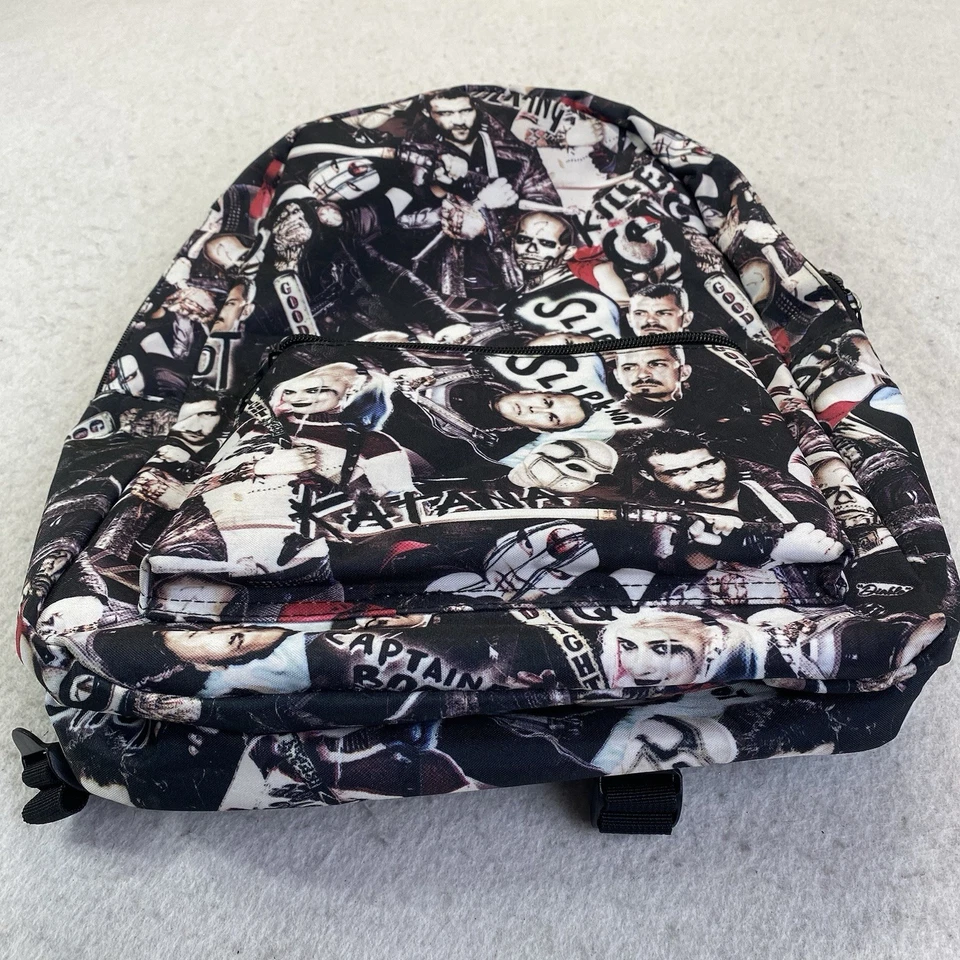 Mochila Harley Quinn Escuadrón Suicida Impresión Completa DC Bolsa de Libros NUEVA Foto 2 de 4