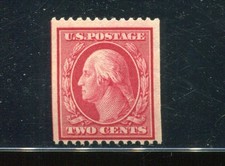 349 Washington Mint Coil Stamp with APEX Cert DC4443