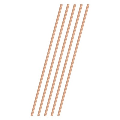 5-Pack Copper Round Rod 2mm x 100mm T2 Copper Stock