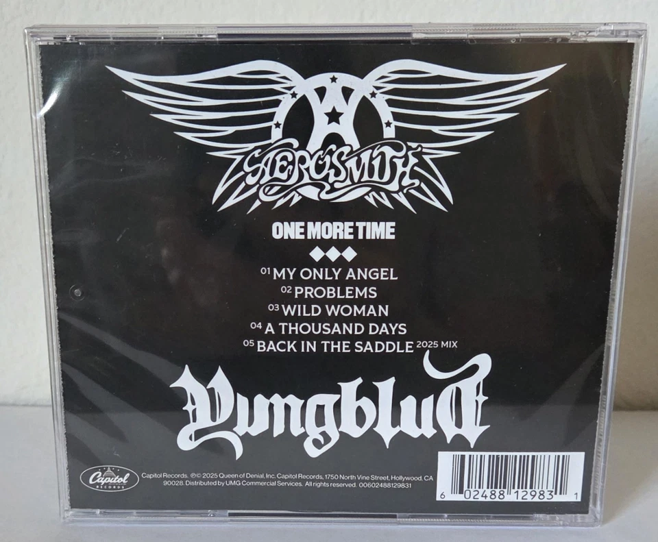 NEW! AEROSMITH & YUNGBLUD "ONE MORE TIME" SIGNED! CD (2025) EP AUTOGRAPHED! Foto 3 de 4