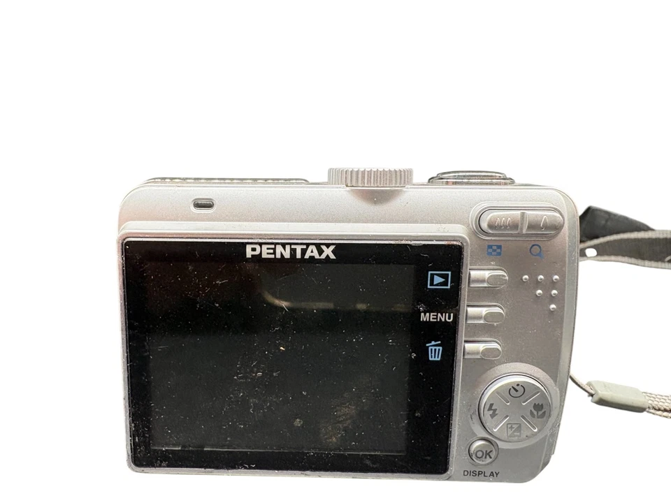 Pentax Optio E25 Digitalkamera Silber Kompakt 2.5 LDC 7.1 MP 3x opt Zoom Geprüft - Bild 2 von 4