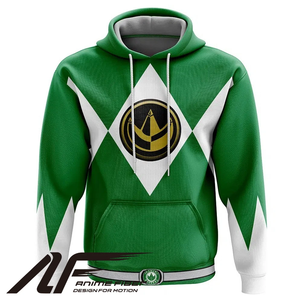 Power Rangers Green Ranger Mighty Morphin 3D Hoodie