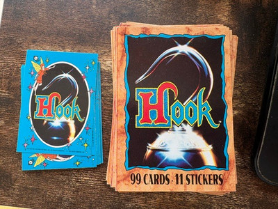Hook The Movie Komplett 99 Karten Base Set + 11 Sticker von Topps 1991 Neu