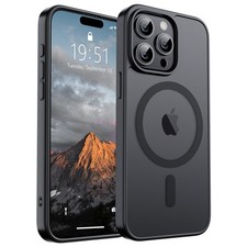 SUPFINE Magnetic for iPhone 15 Pro Case Compatible with MagSafe Military Grad...